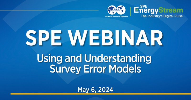 SPE Webinar: Using and Understanding Survey Error Models