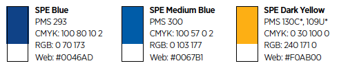 SPE color guide