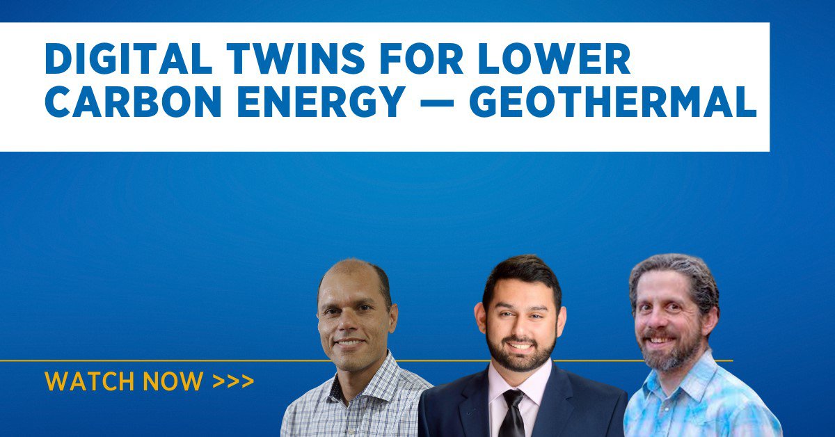 SPE Live Rebroadcast: Digital Twins for Lower Carbon Energy – Geothermal